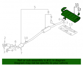 Kia Sportage 23-26 2.5" Rear Muffler