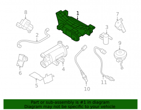 Canister with carbon absorber assembly Hyundai Elantra UD 11-16