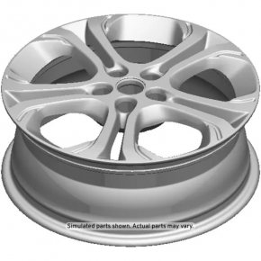 Chevrolet Bolt 17 Silver Wheel R17 x 6.5J ET44