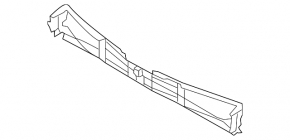 Upper radiator deflector Audi A6 C7 12-18 2.0T, 3.0T