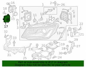 Ignition unit Audi A6 C7 12-15 dorest xenon