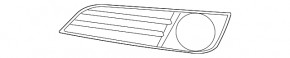 Right front bumper grille for Audi A8 11-14 under fog lights