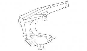 Left fog light bracket for Lexus GX550 24-26