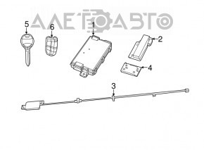 Smart Chrysler 300 11- Key