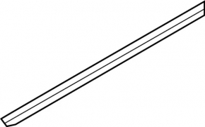 Lower front right door trim panel for Infiniti QX50 19-25