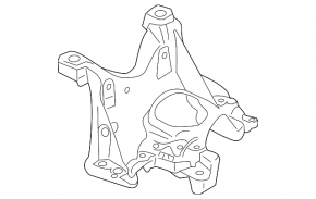 Front subframe bracket right Audi A6 C8 19-