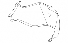 Right arch trim Nissan Sentra 20-24