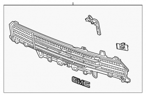 GMC Hummer EV 23-26 grille
