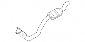 Right intake pipe Audi Q5 8R 13-17 3.0 tfsi