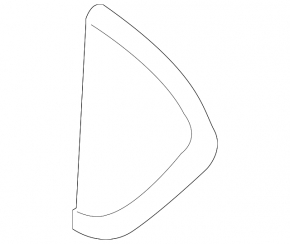 Front panel trim side left Audi A4 B8 08-16 brown