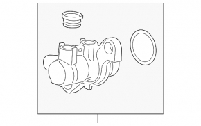 Brake Master Cylinder with Reservoir Buick Encore 13-19