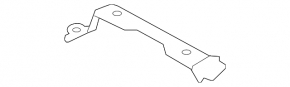 Headlight bracket right Porsche Macan 15-18