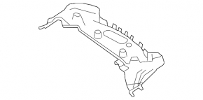 Mercedes CLA 14-19 rear bumper protection broken fasteners