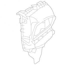 Air intake heater Mercedes GLS-class X166 13-19 assembled two parts