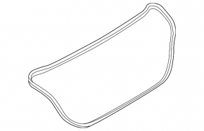 Ford Focus mk3 11-18 4d trunk lid seal