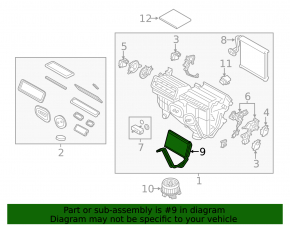 Ford Edge 15-24 heater core