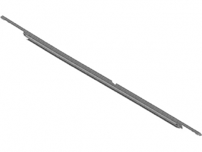 Molding door-glass center rear right Lincoln MKC 15-19 broken plug