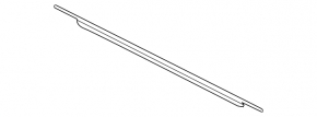 Molding door-glass center rear right Lincoln MKC 15-19 broken plug