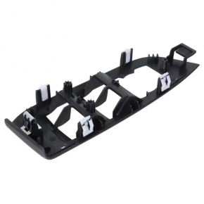 Lincoln MKZ 17-20 front left power window control trim, black, textured