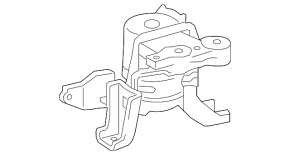 Right engine mount for Toyota Prius V 12-17