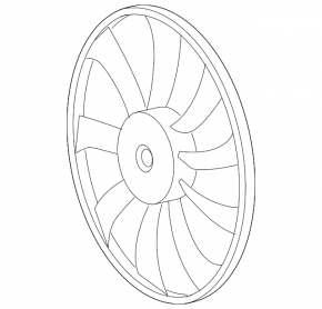 Right cooling fan impeller Lexus RX350 16-22 for enhanced cooling