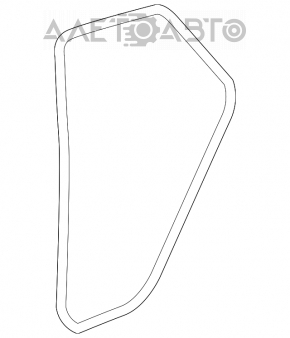Mercedes W164 ML rear left door seal
