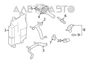 ECU engine computer Subaru Forester 19-20 SK