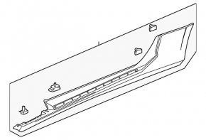 Right threshold Chevrolet Camaro 16-