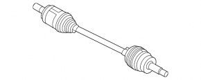 Drive axle shaft front left Hyundai Sonata 20-23 2.5