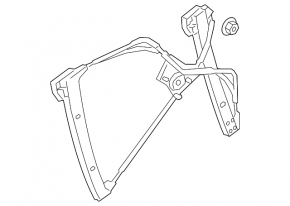 Window lifter with motor front right Audi A6 C8 19-