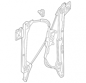 Rear right window lift mechanism for Audi Q8 19-25