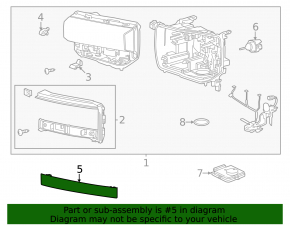 Front left headlight molding for Toyota Land Cruiser 24-26