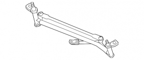 Windscreen wiper linkage with motor for VW Beetle 12-19