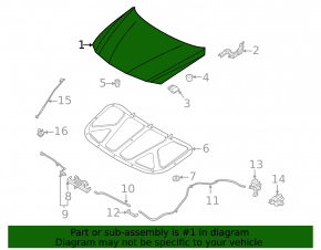 Hood bare Hyundai Elantra 21 - steel
