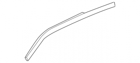 Lower rear right window molding for Nissan Murano z52 15-24
