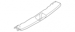 Nissan Murano 25-26 trunk opening trim, dark gray
