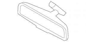 Auto-dimming interior mirror for Hyundai Tucson 22-25
