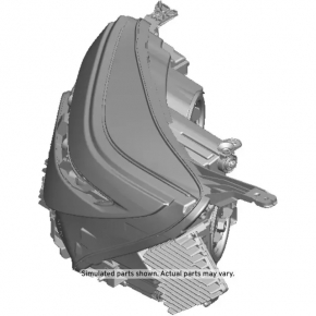 Chevrolet Equinox 22-24 LED front left headlight assembly with brackets