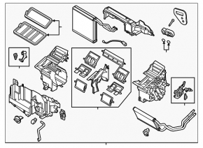 Heater assembly Mazda 3 14-18 BM