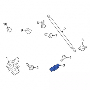 Ford Explorer 20-23 Tailgate Lock Hook