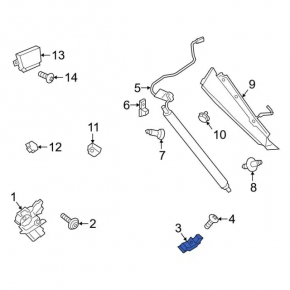 Ford Explorer 20-23 Tailgate Lock Hook