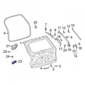 Ford Explorer 20-23 Tailgate Lock Hook