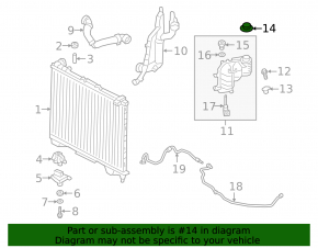 Land Rover Range Rover Velar 18-26 Coolant Expansion Tank Cap