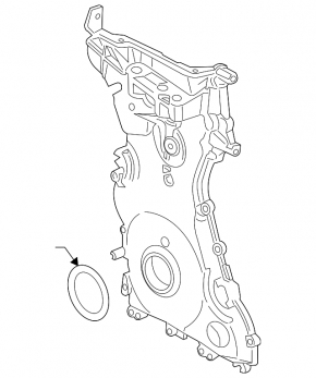 Ford Escape MK4 2020-23 Hybrid Plug-In Front Engine Cover