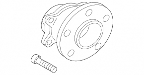 Rear left hub Mitsubishi Galant 03-13