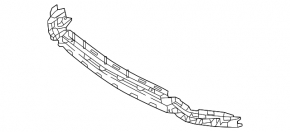 Mercedes W213 E 17-20 AMG Front Bumper Bracket, Lower Center, Pack
