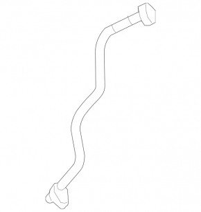 Mercedes W221 air conditioning compressor-heater hose