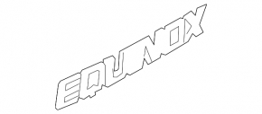 Chevrolet Equinox 10-15 prerest trunk door emblem