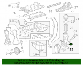 Oil Pressure Sensor Chevrolet Malibu 13-15 2.5 LKW