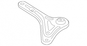 Rear subframe burr left BMW X3 G01 18-